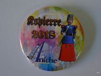Badges réalisés par l'entreprise artisanale Depalux sis 31 rue Patoux à Aniche - Photos : 8 juillet 2021.