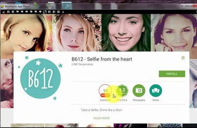 B612 Selfie With The Heart For Mobile Android Camera B612