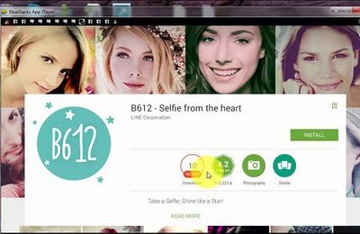 B612 Selfie With The Heart For Mobile Android Camera B612