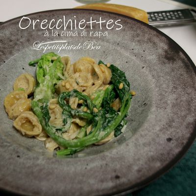 Orecchiettes à la cima di rapa - balade italienne à Ostuni dans les Pouilles