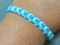 tutoriel: bracelets élastiques effet scoubidou