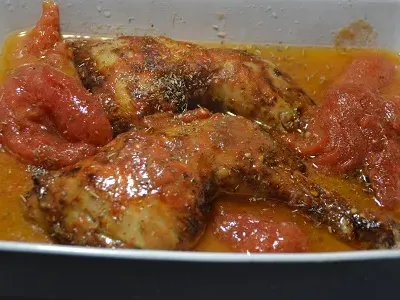 Cuisses poulet tomates cookeo extra crisp