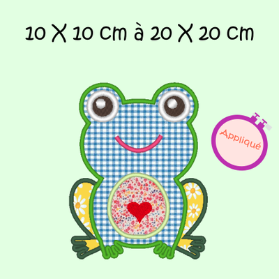 Appliqué Grenouille