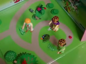 A quoi ils jouent? Les playmobil de la ferme et les fées