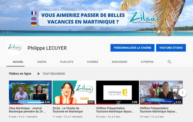 ZILEA inaugure sa page YOUTUBE et vous invite à nous rejoindre : https://www.youtube.com/channel/UCZZ79LUEYwNCbgsKwOUbIuA