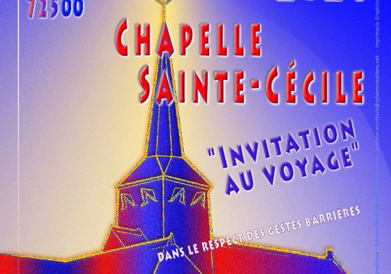 De juin à septembre 2021 : programmation Chapelle Sainte Cécile à Flée