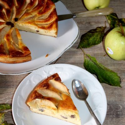 Moelleux de philadelphia aux pommes