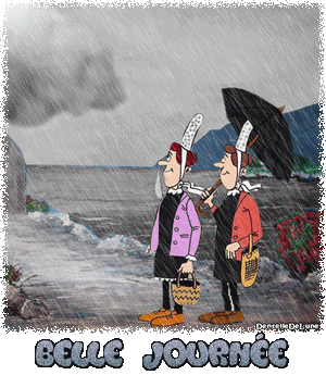 Belle journée - Bretagne - mauvais temps - gif animé-a
