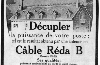Publicités de T.S.F de 1923 * Collection: Edouard Coudeyrat