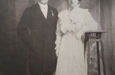 1916 mariage François Rolland et Céline le Jouan-PLEUDANIEL- 