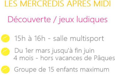 NOUVEAU cours les MERCREDIS pour les 6 - 10 ans