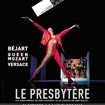 #Culture - Béjart Ballet Lausanne : Le Presbytère au Palais des Sports le 31/10 et 1,2,3/11 !