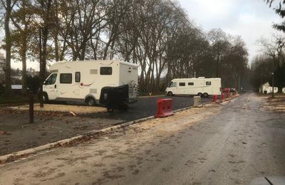 Au Prado, camping-cars entre boue et bitume ...