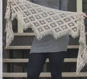 écharpe au crochet