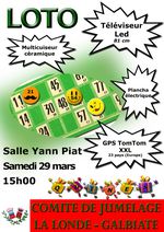 LOTO du Samedi 29 mars 2014