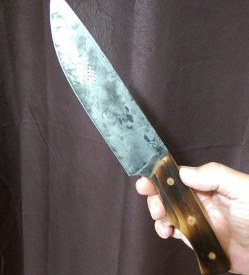 Couteau de cuisine forgé/ Forged kitchen knife - NON DISPONIBLE 