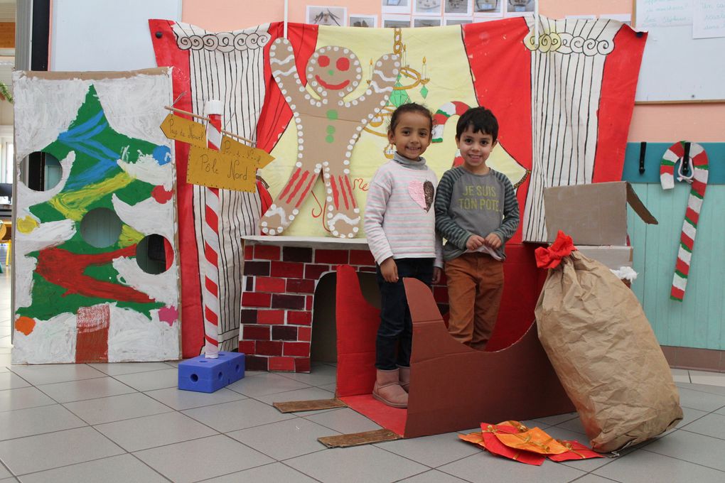 alp maternelle :le traîneau du père noël