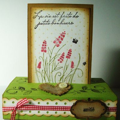 Carte pop up"amitié"