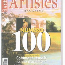 Artiste Magazine N° 100