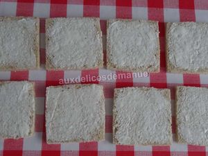 Croque-monsieur à la truite fumée et chèvre frais -LIGHT-