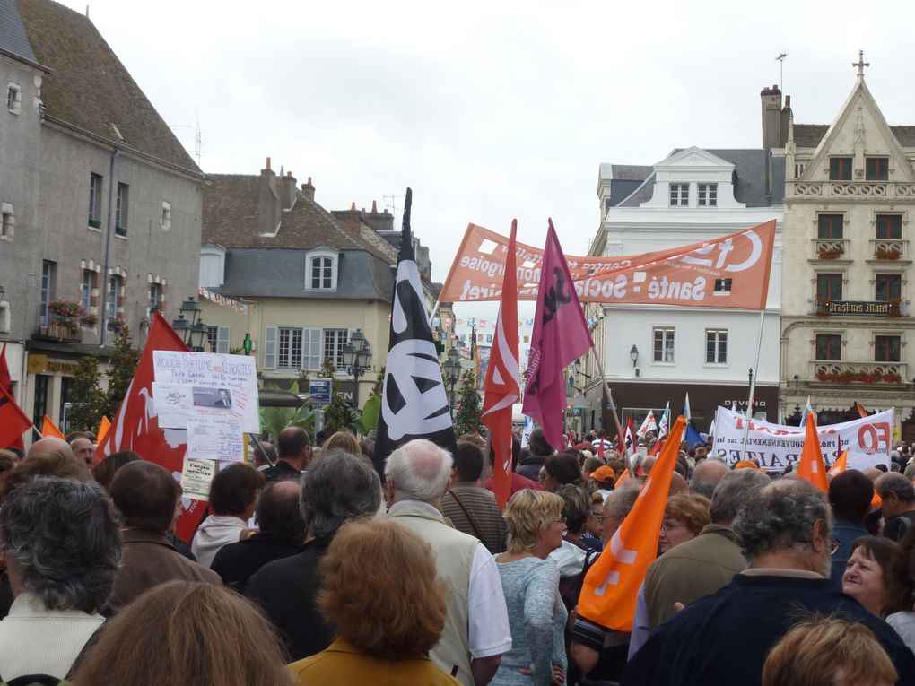 Réforme des retraites, le mouvement social sans précédent à Montargis: le 25 mai, les 7 et 23 septembre, les 2,12 et 16 octobre 2010