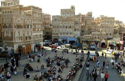 Sana'a, autour de Bab al Yaman - um das Bab al Yemen herum