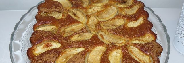 Gâteau aux pommes et amande pour une escapade en cuisine