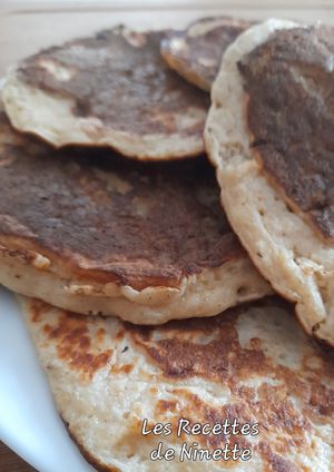 Pancakes IG bas à la farine d'orge mondé - Voyage Gourmand