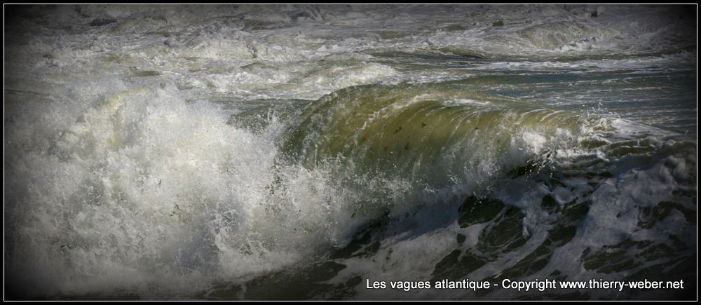 Les vagues atlantique - Panoramiques - Côte Sauvage Le Croisic - Batz-sur-Mer - Photos Copyright Thierry Weber