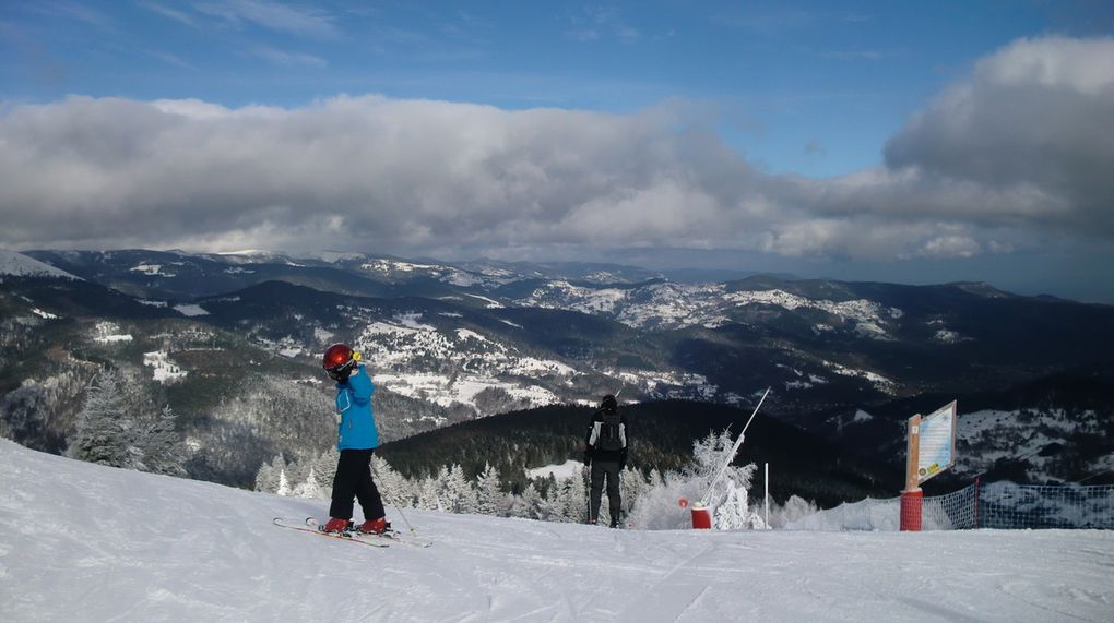 Superbes conditions pour la pratique du ski (Photos : 02/2016).