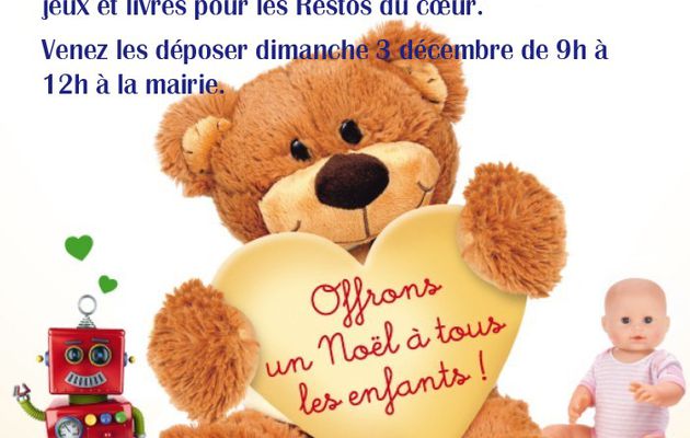 🧸 Collecte de jouets solidaire 🎁