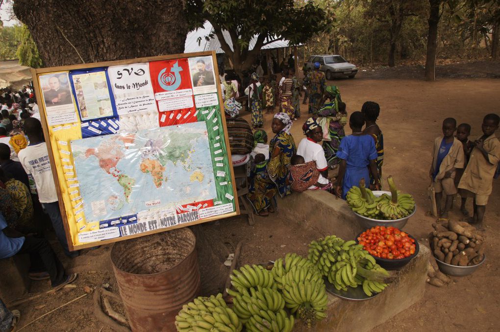 Jubilé d'Argent de la présence SVD au Bénin. La célébration du Jubilé à Bétérou, dans le diocèse de Parakou, nord du Bénin