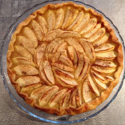 Tarte aux pommes express