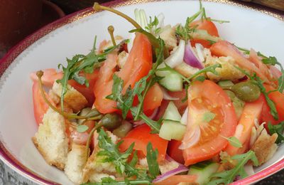 Panzanella ...revisitée pour un repas frais, frais...