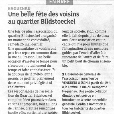 L'association à l'honneur dans les DNA