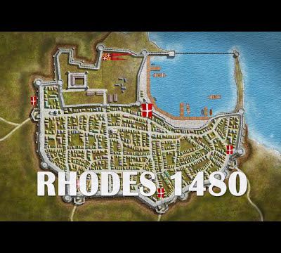 Siège de Rhodes de 1480 - Ottomans contre Hospitaliers