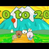 Number Song 10-20 | Counting from 10-20 | The Singing Walrus