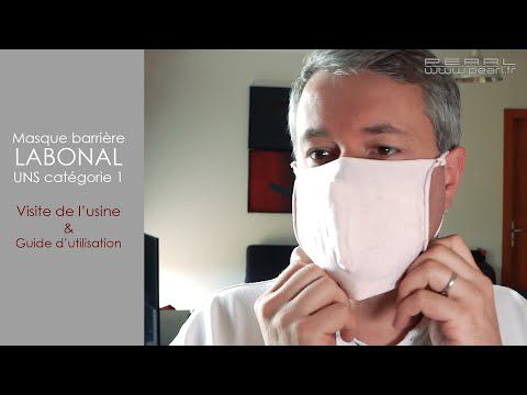 Le masque textile MADE in FRANCE que propose LABONAL ! Inédit, original et insolite