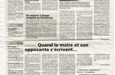 Article du Courrier de l'Eure du 28 Juin 