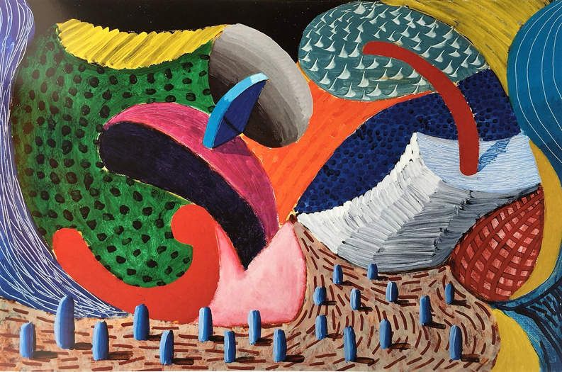 Rétrospective David Hockney au centre Pompidou