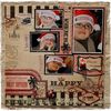 Page { La magie de Noël } pour Scrapampilles !