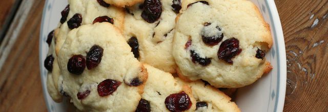 Cookies aux cranberries