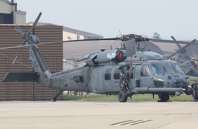  Sikorsky HH-60G Pave Hawk - 18th Wing (18 WG) - 33rd Rescue Squadron (33 RSQ) - Mustache nose art