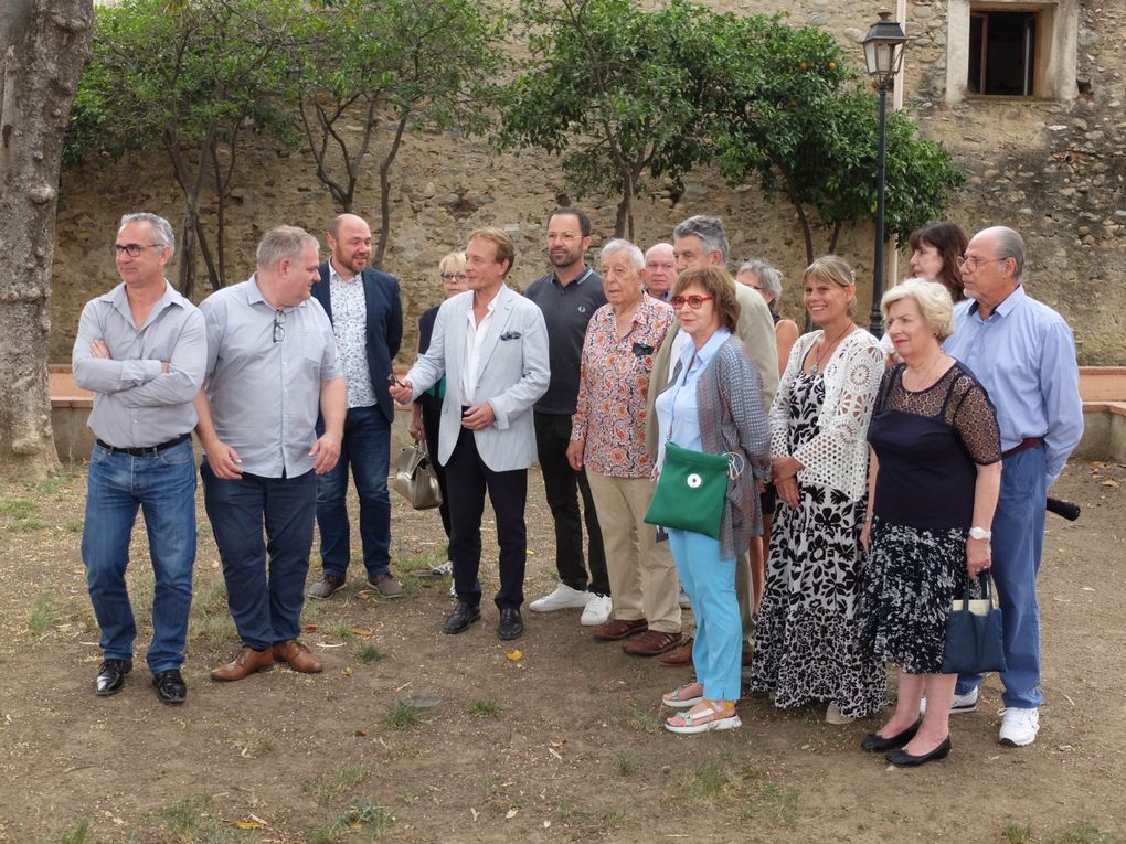 Inauguration de l'exposition Claude VIALLAT, Samedi 6 Juillet (photos: Ch. Erre)