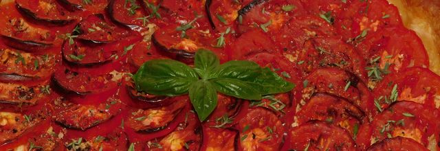 Tarte à la tomate.