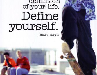 Poster "Define yourself"