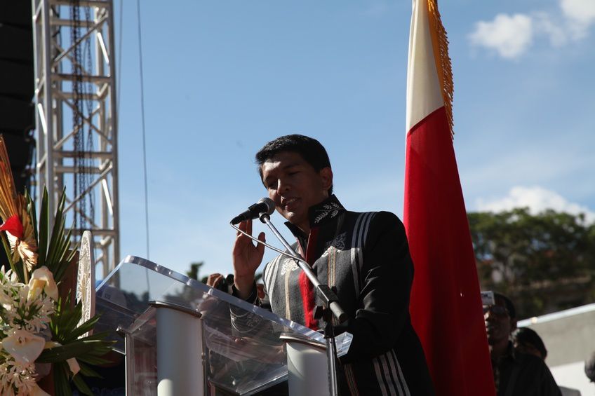 Dans le cadre du IIè anniversaire de la IVèRépublique, le couple présidentiel, Andry et Mialy Rajoelina, a inauguré le «Coliseum de Madagascar» sis à Antsonjombe. 3è partie. Photos: Harilala Randrianarison