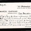 Lettre de Marcel Gapihan à François Desgrées du Loû - 16/07/1942 [correspondance Le Ploërmelais] 
