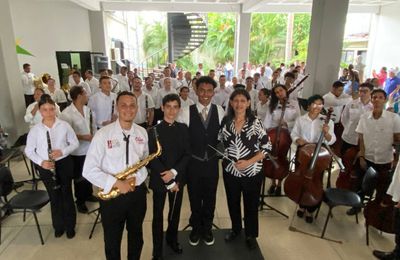Banda Sinfónica Juan Vega realizó gran concierto inaugural en la Biblioteca Feo La Cruz de Valencia