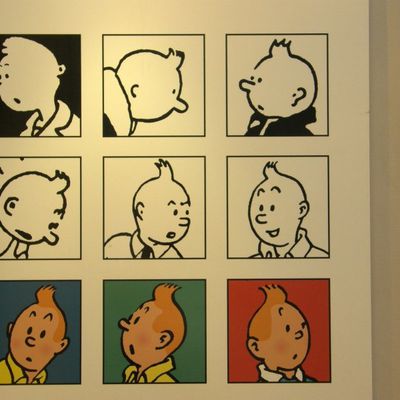 Tintin et Hergé.